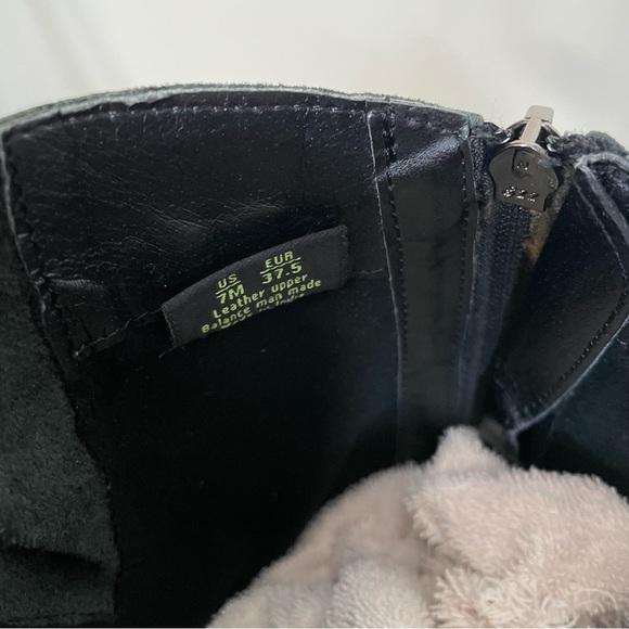 SAM EDELMAN Black Leather 7M Painter Tall Riding Boot Leather Back Zip Western - Picture 5 of 10